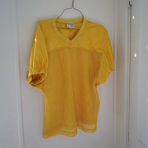 Golden Yellow Mesh top